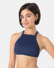 Rib Roxy Love High Neck Bikini Top