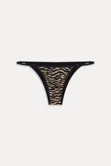 x Réalisation Par Luna Bikini Bottom - Vintage Tiger