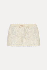 Arlo Crochet Mini Skirt - Bunny