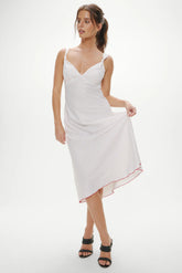 Gem Midi Slip Dress - Red Dot