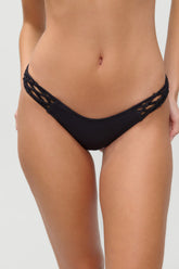 x JENNIE Encore Micro Bikini Bottom - Black