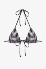 Nick Skimpy Triangle Bikini Top - Blackberry Gingham