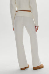 Dawson Knit Fold Over Pants - Honeymoon