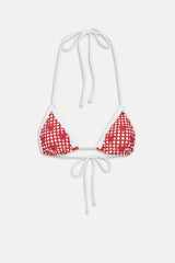 Nick Triangle Halter Bikini Top - Cupid
