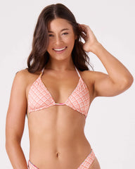 Hot Tropics Reversible Mini Tiki Triangle Bikini Top