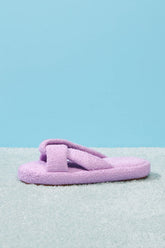 Juna Terry Slide Sandal - Lilac