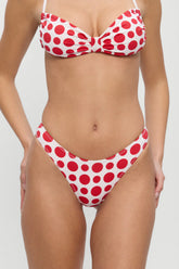 Dove Bikini Bottom - Red Dottie