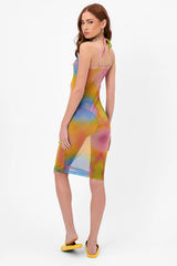 Dixie Mesh Dress - Serotonin