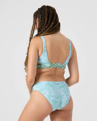 Sea Bloom Cut Out Bralette Bikini Top