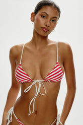 x Réalisation Par Lila Triangle Bikini Top - Portofino