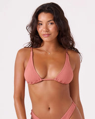Haleiwa Built Up Triangle Bikini Top