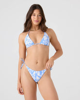Golden Glow Reversible Tiki Triangle Bikini Top