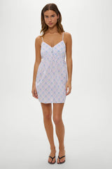 Airy Poplin Mini Dress - Cottage Meadow