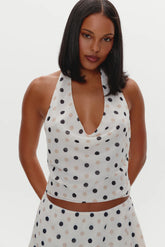 Serenity Halter Top - Moonstone
