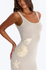 Serenity Coverup Dress - Sand