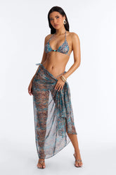 Annie 3 Piece Bikini - Brown/combo