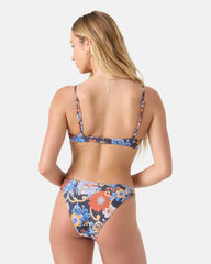 Soul Flower Smocked Demi Underwire Bikini Top