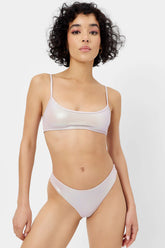 Dallas Iridescent Bralette Bikini Top - Gilded Angel