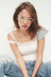 x LEXXOLA Mimi Optical Glasses - Honey