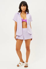 Coco Terry Shorts - Lilac