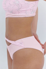 Thea Ribbed Cutout One Piece Swimsuit - Aurora