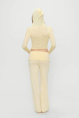 Storm Knit Pants - Buttercream
