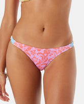 Tapestry Patchwork Side Tab Cheeky Bikini Bottom