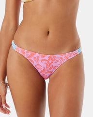 Tapestry Patchwork Side Tab Cheeky Bikini Bottom