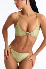 Getting Closer 2 Piece Bikini - Green