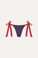 x Khy Mackenzie Skimpy Bikini Bottom - Strawberry Dot