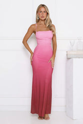 Glow From Moons Maxi Dress Pink