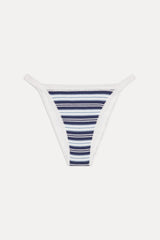 x JENNIE Tide Knit Bikini Bottom - Arctic Stripe