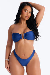 Karol Bandeau 2 Piece Bikini - Navy