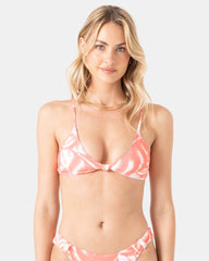 Palm Haze Knot Bralette Bikini Top