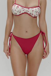 Romeo Cheeky String Bikini Bottom - Rosebud