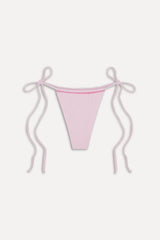 Tia Skimpy String Bikini Bottom - Strawberries & Cream