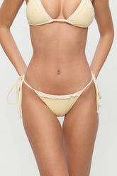Mackenzie Terry Cheeky Bikini Bottom - Lemon