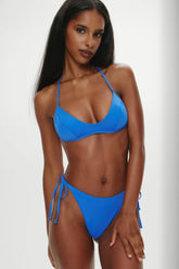 Micah Halter Bikini Top - Lake Blue