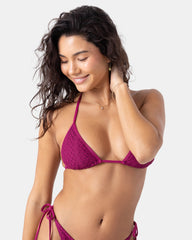 Crochet Mini Tiki Triangle Bikini Top