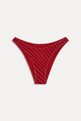 x JENNIE Dove Shine Bikini Bottom - Spring Stripe