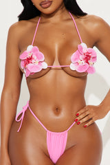 Paradise Orchid Flowers 2 Piece Bikini - Pink