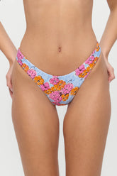 Full Moon Floral Micro Bikini Bottom - Color Me