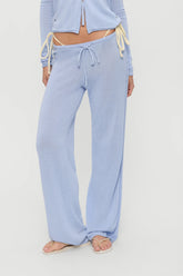 Ela Low Rise Knit Pants - Sleepy Spring