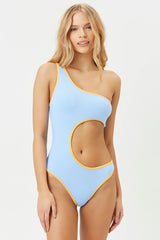Cash Terry One Piece Swimsuit - Bluebird