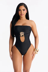 Pool Crush 1 Piece Swimsuit - Black