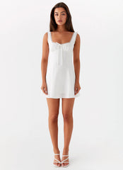 Rowena Mini Dress - White