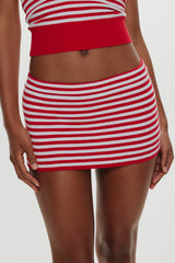 Marialla Knit Mini Skort - South Hampton Stripe