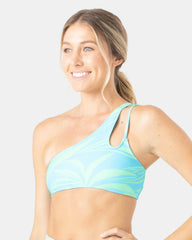 Bali Breaks Asymmetrical Bralette Bikini Top