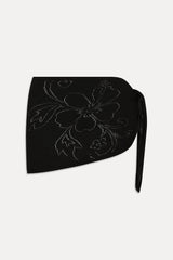 Atlas Knit Mini Skirt - Black