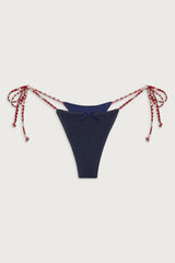 Divine Skimpy Bikini Bottom - Blue Denim